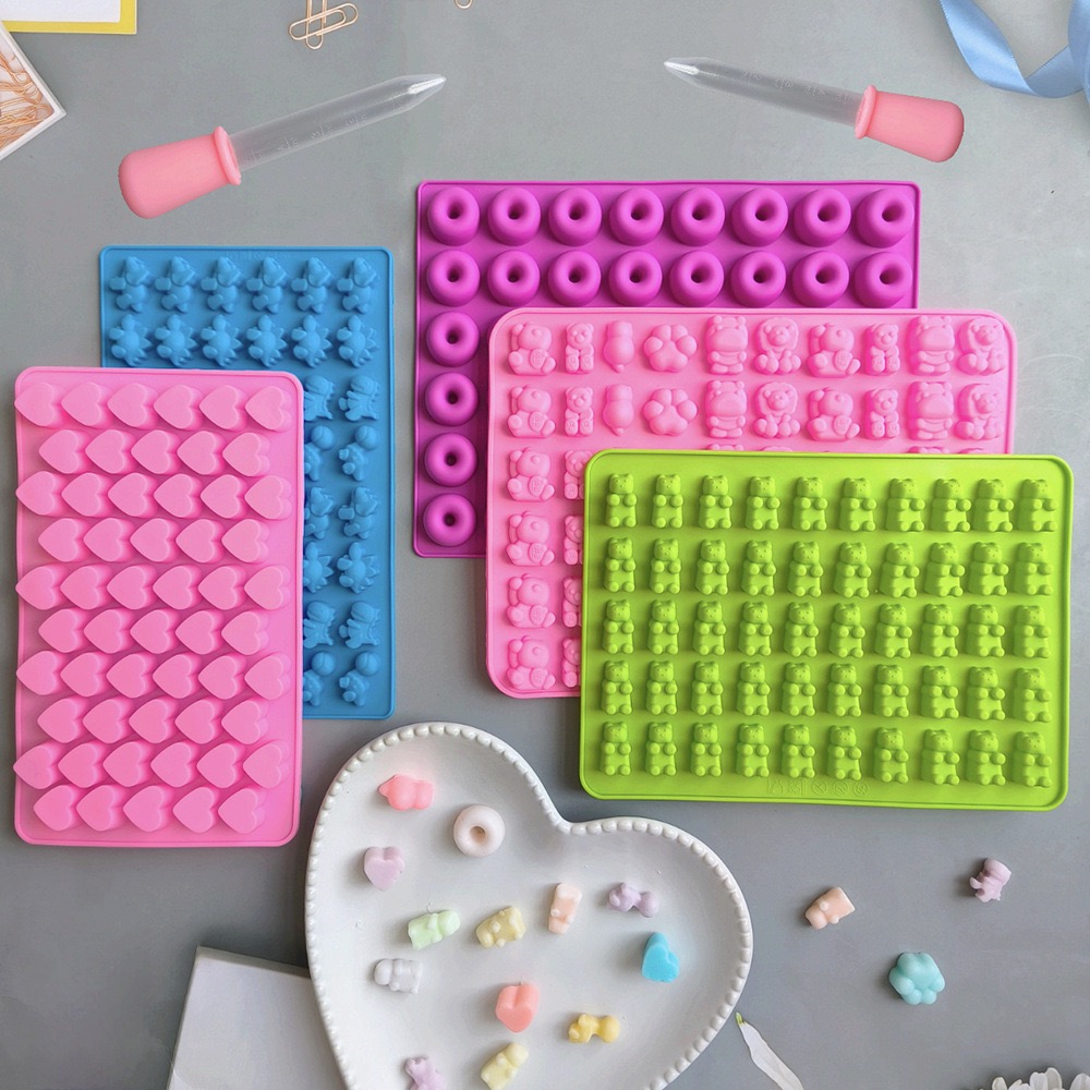 7Pcs Candy Silicone Moulds wit - Silicone Mold Tray recension och pris