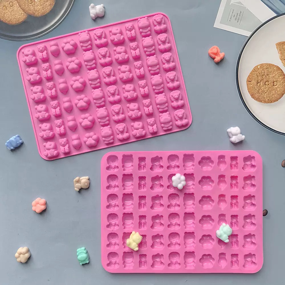 7Pcs Candy Silicone Moulds wit - Silicone Mold Tray recension och pris