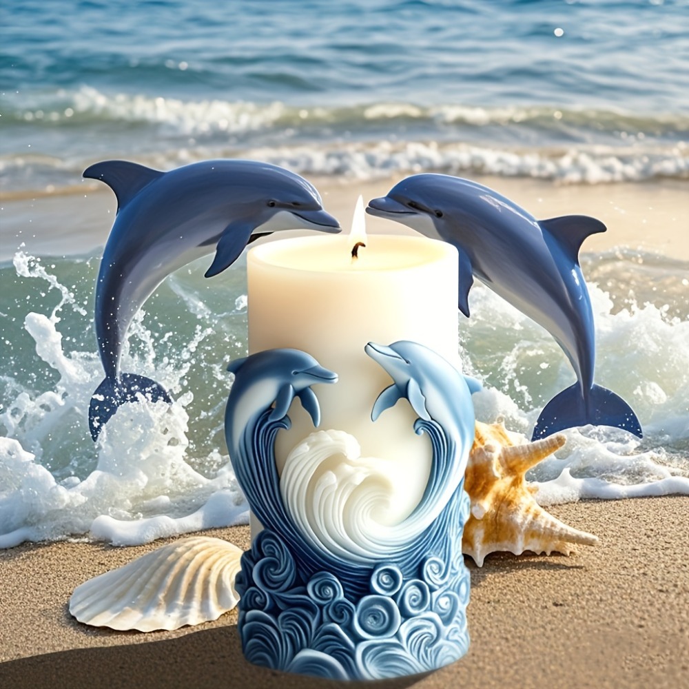 Ocean Theme Silicone Candle Mo - Resin Ocean Wave Mold recension och pris
