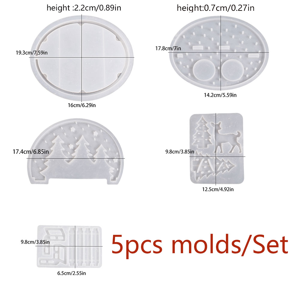 Christmas Elk Tealight Candle  - Silicone Mold Tray recension och pris