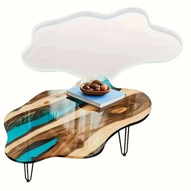 2026-Large 61cm Irregular Tray - Resin Ocean Wave Mold recension och pris