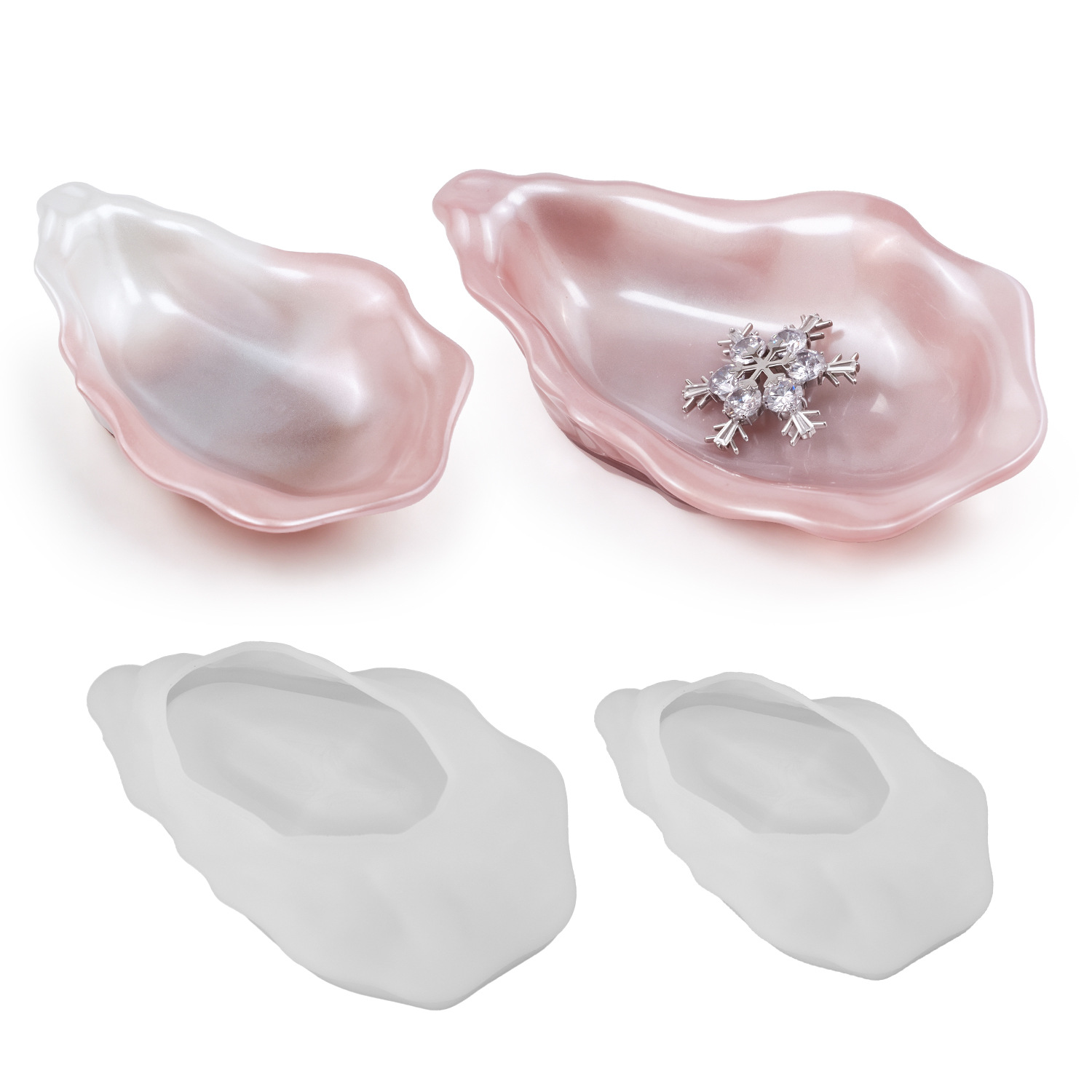Oyster Shell Tray Silicone Mol - Serving Tray Mold recension och pris