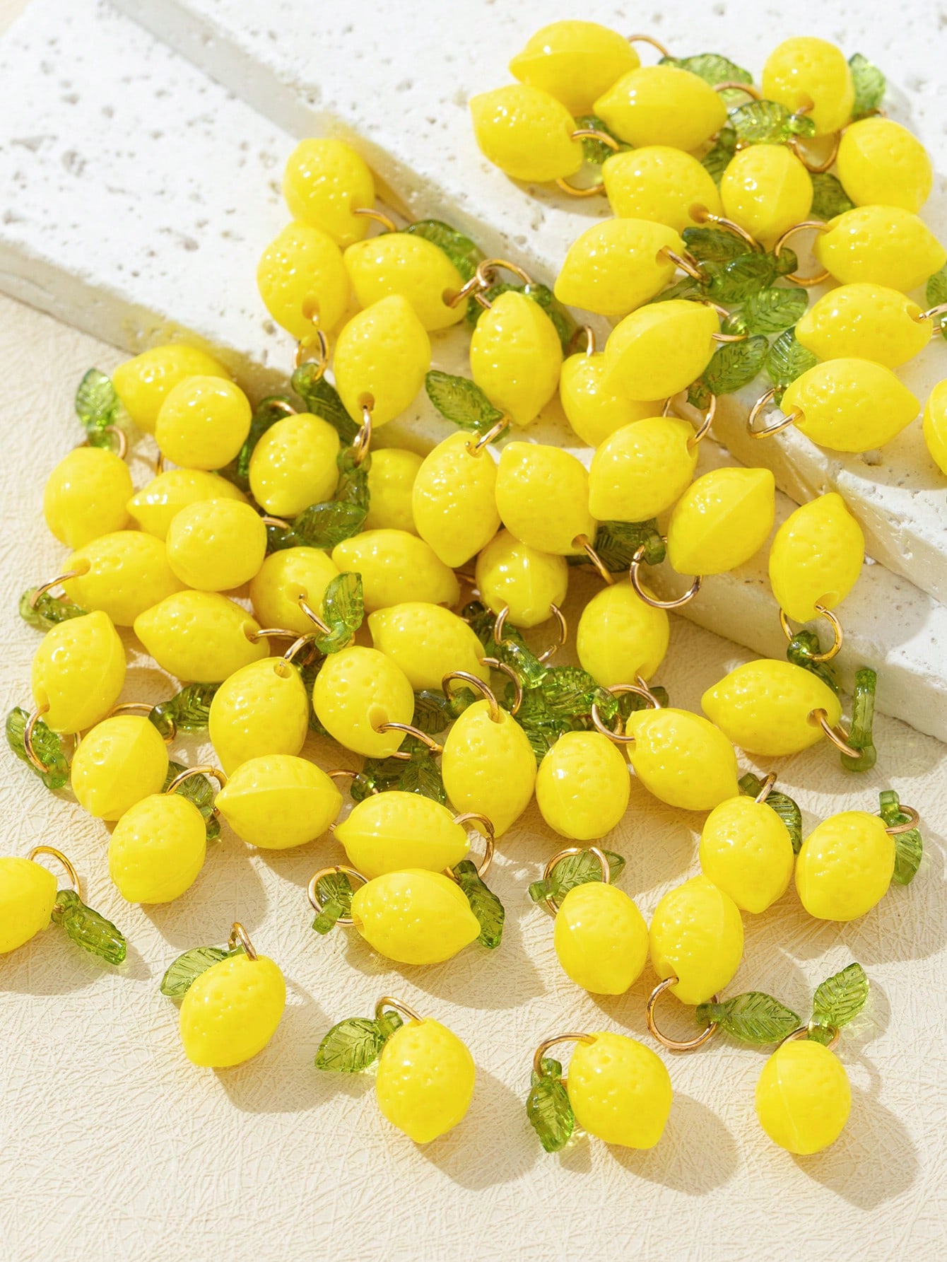 10Pcs 3D Lemon Resin Charms Pe - Resin Craft Material recension och pris