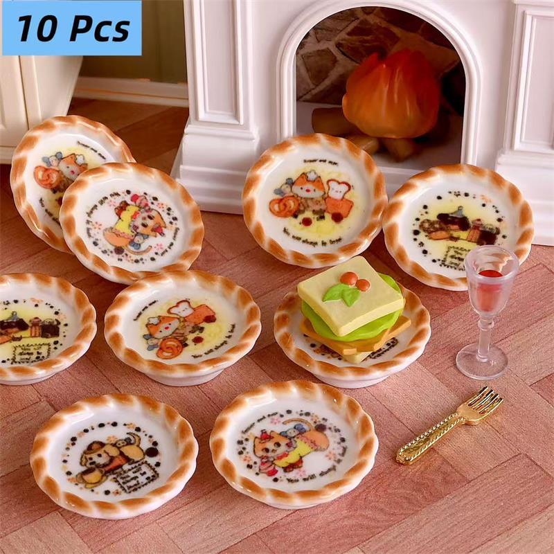 10Pcs/set Dollhouse Miniature  - Resin Craft Kit recension och pris