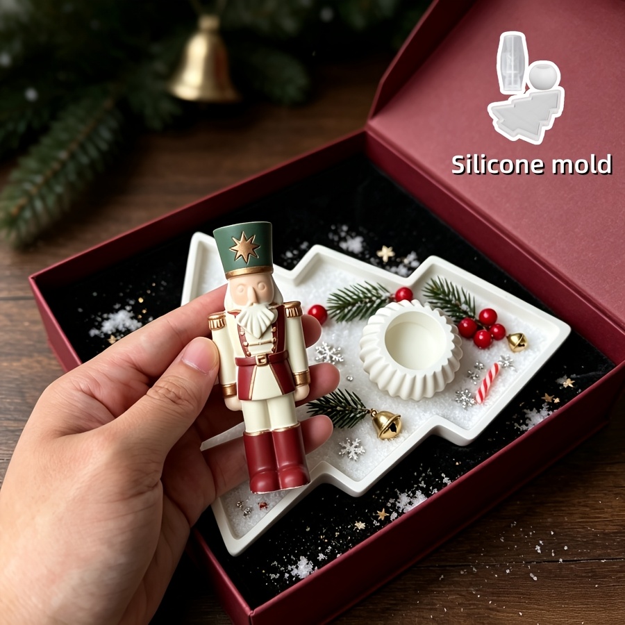 3pcs Nutcracker Soldier Spheri - Silicone Mold Tray recension och pris