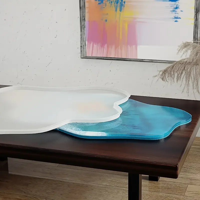 Large 61cm Irregular Trays Epo - Resin Ocean Wave Mold recension och pris