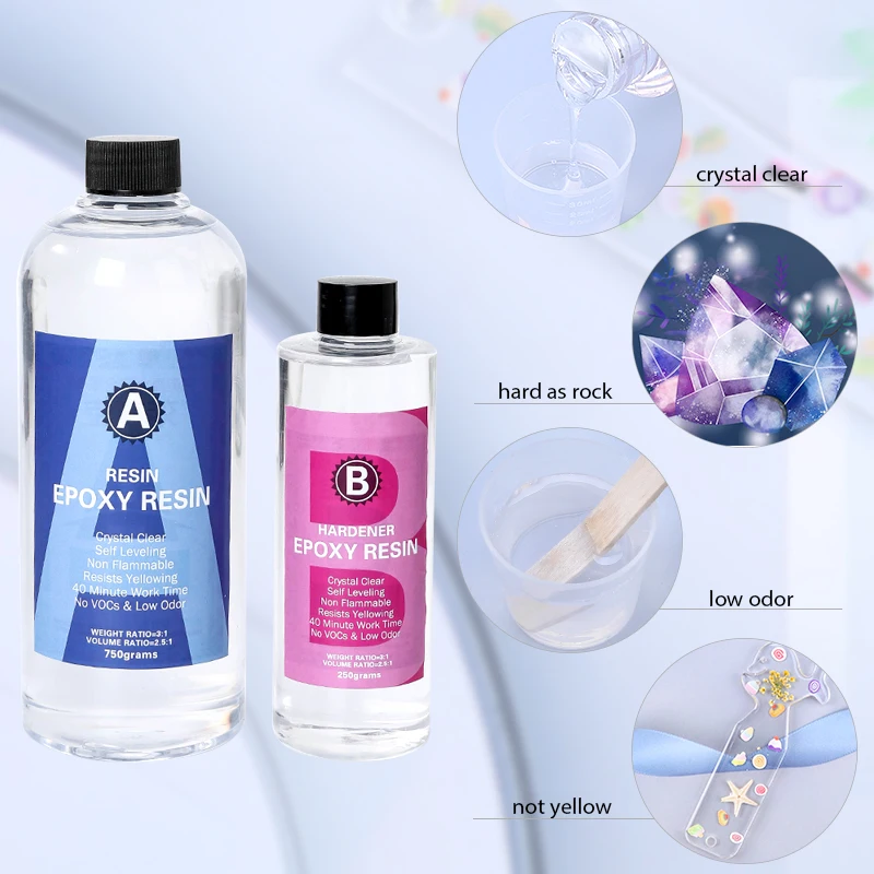 Epoxy Resin Kit Crystal Clear  - Mixing Cup Silicone recension och pris