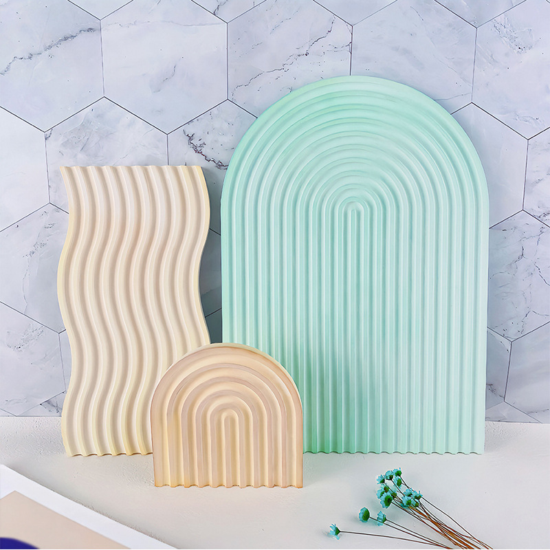 DIY Striped Wave Tray Mold For - Silicone Mold Tray recension och pris