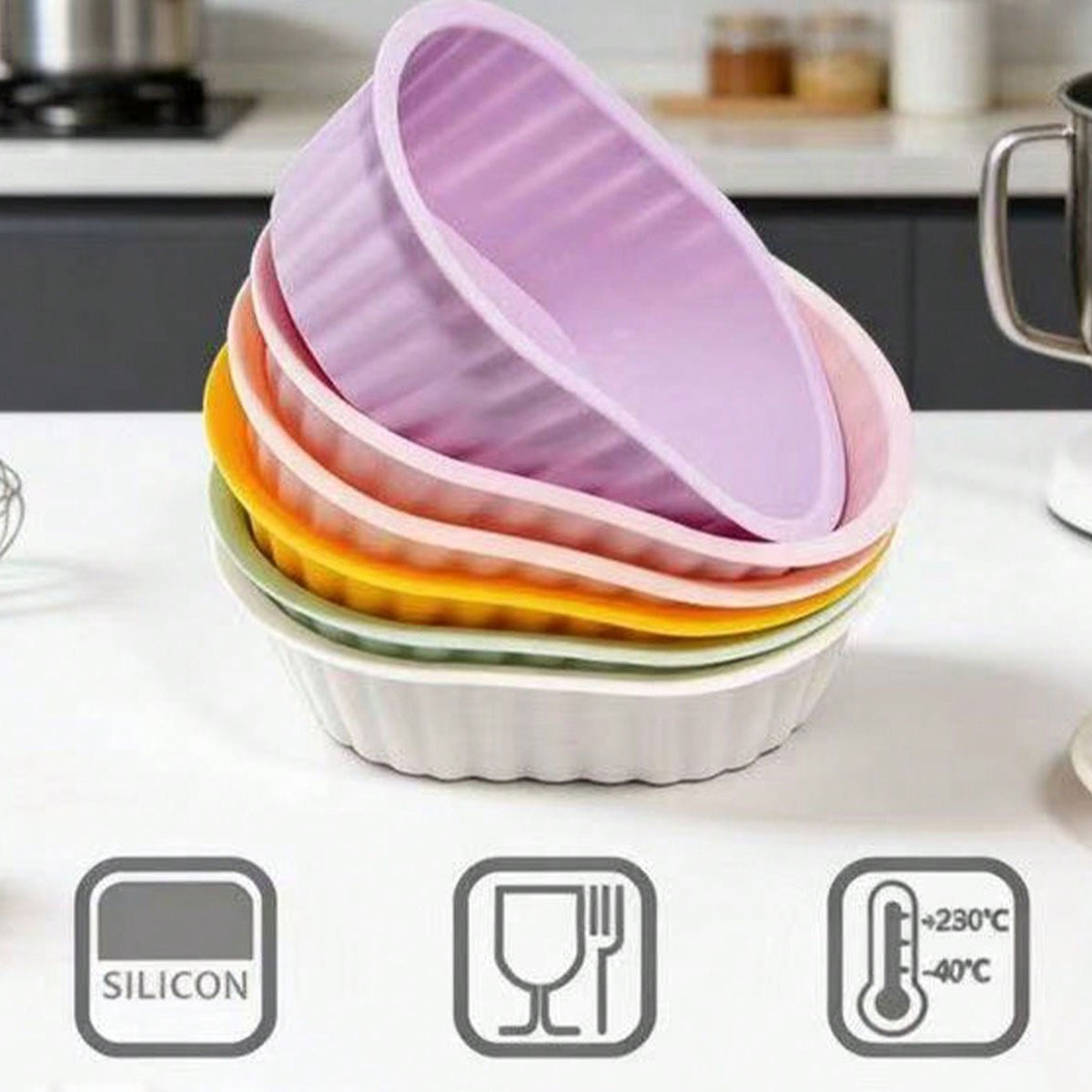 Silicone dessert cup cake mold - Mixing Cup Silicone recension och pris