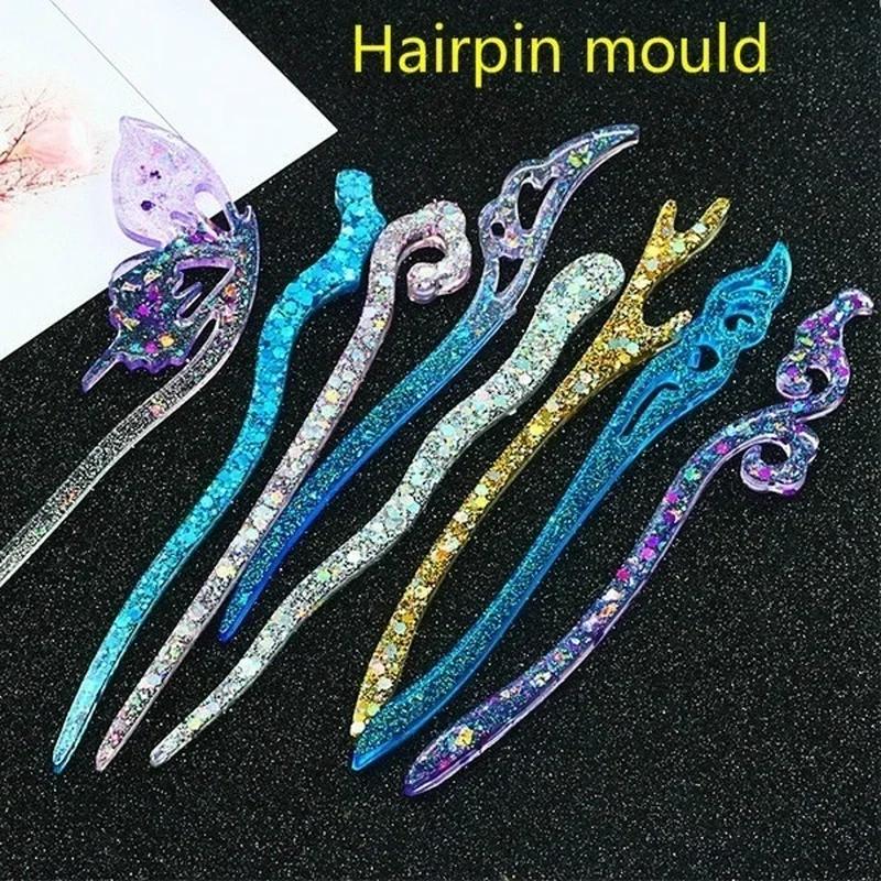 New Transparent Hairpin Silico - Resin Craft Material recension och pris