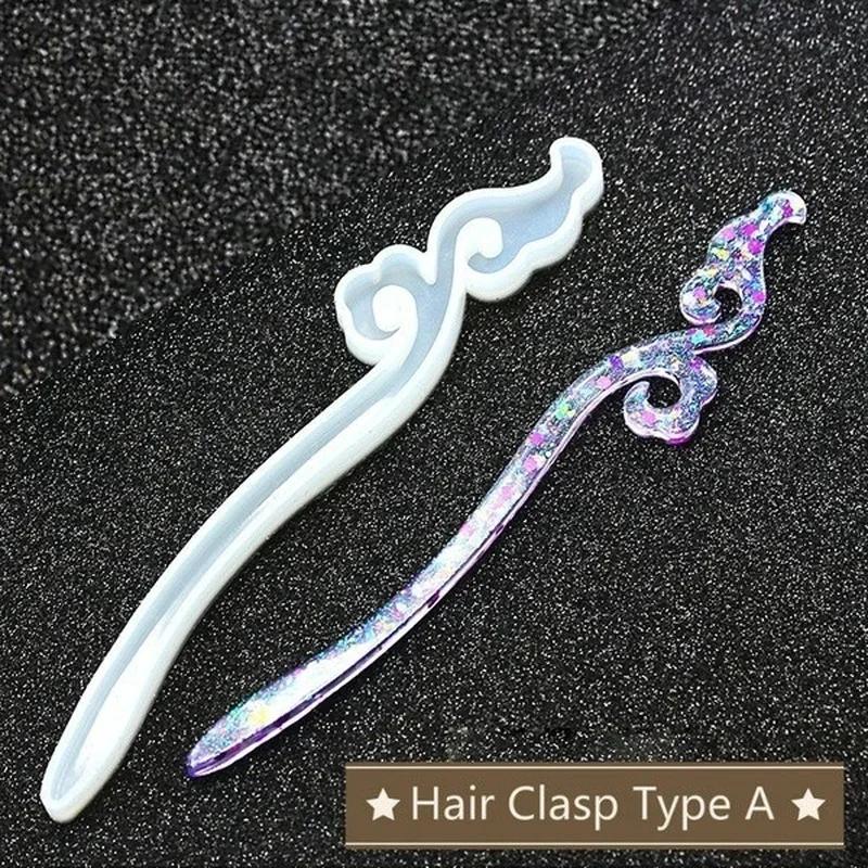 New Transparent Hairpin Silico - Resin Craft Material recension och pris