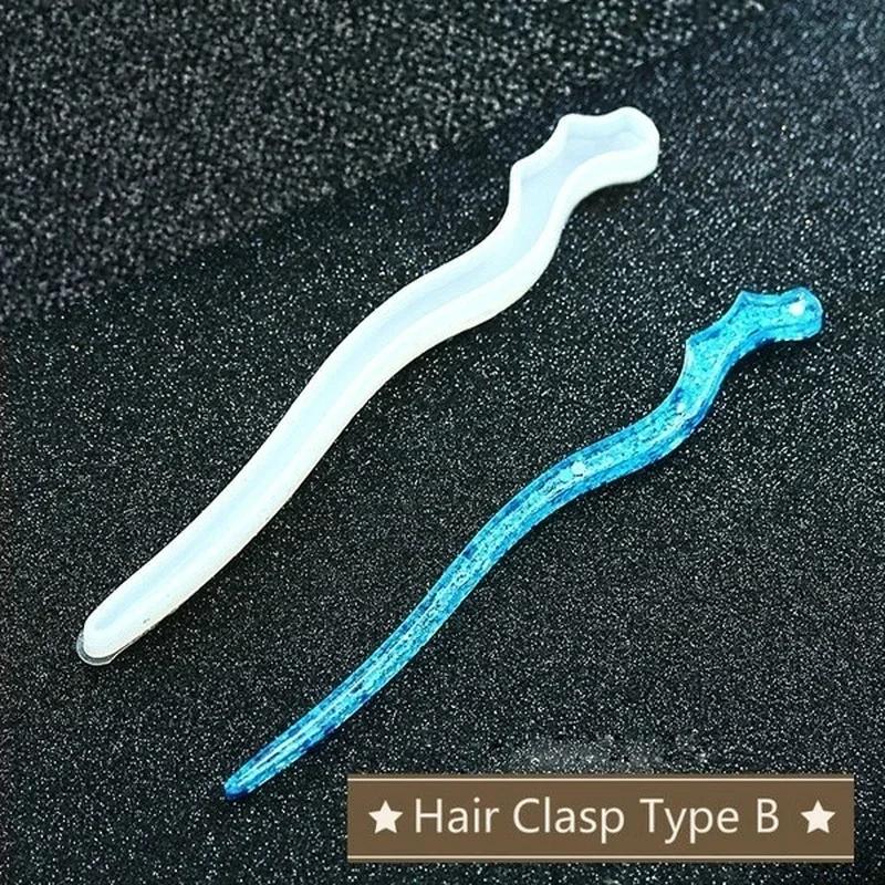 New Transparent Hairpin Silico - Resin Craft Material recension och pris