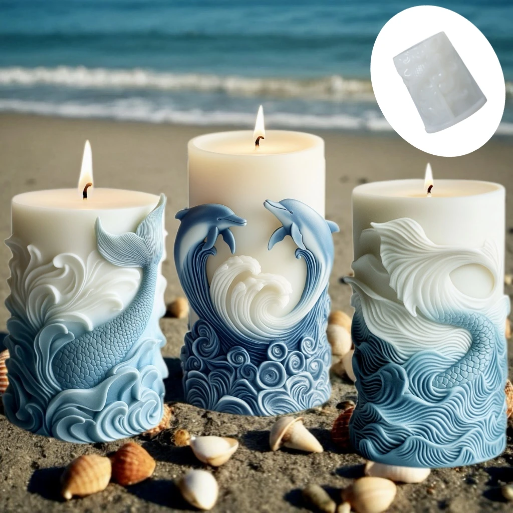 DIY ocean wave foam cylindrica - Resin Ocean Wave Mold recension och pris