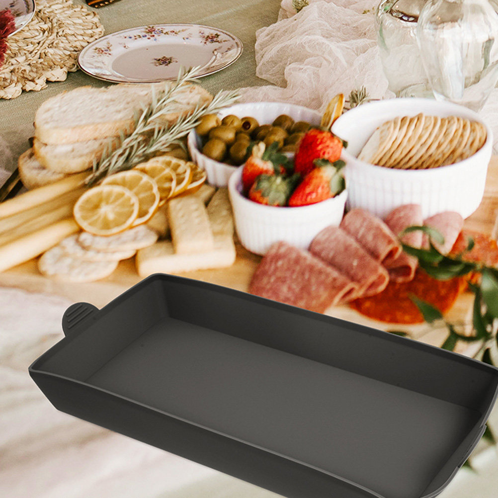 2Pcs Rectangular Nonstick Sili - Silicone Mold Tray recension och pris